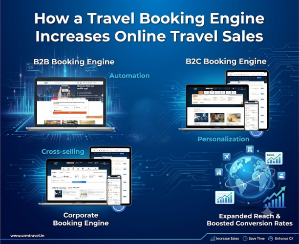 How a Travel Booking Engine Increases Online Travel Sales