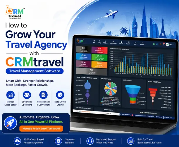 How to Grow Your Travel Agency with CRMtravel – Travel Management Software